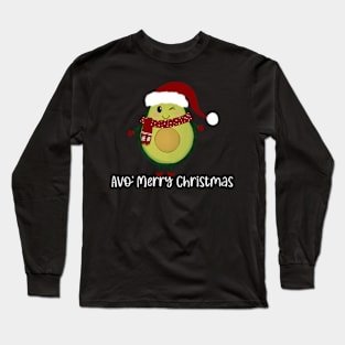 Avo Merry Christmas, Xmas avocado Long Sleeve T-Shirt